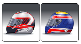 2008赛季F1赛车头盔PNG图标 